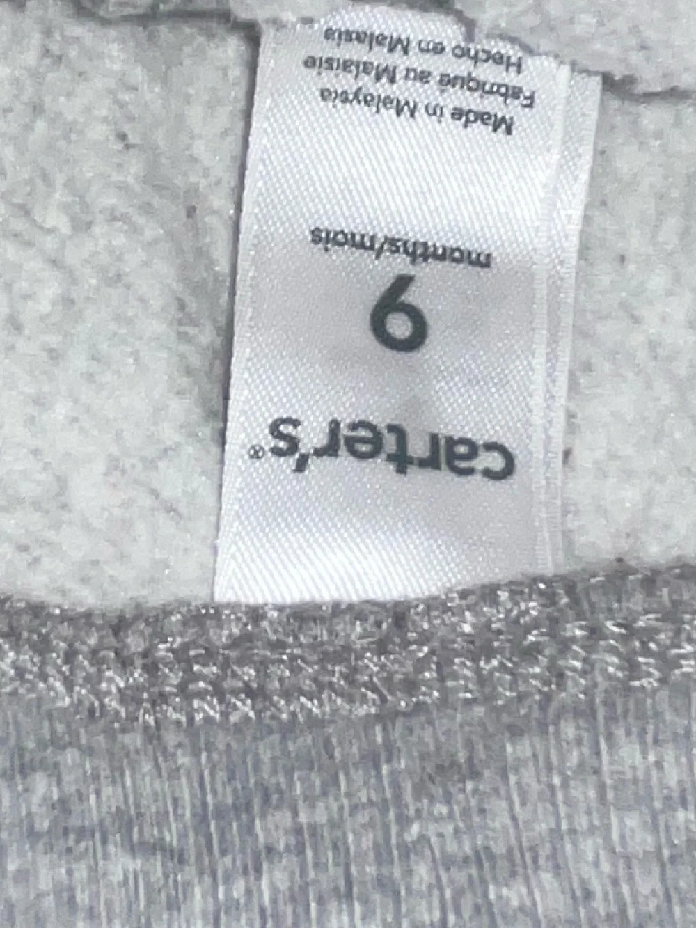 Carter’s Sweatpant Joggers- Navy & Light Gray